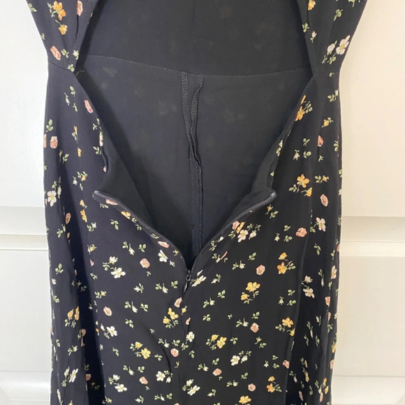 Reformation Wellfleet Venezia Floral Midi Dress Multicolor 33777 - Picture 7 of 11